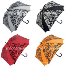 8 Panels Flower Printing Straight Golf Umbrella (YSGO0005)